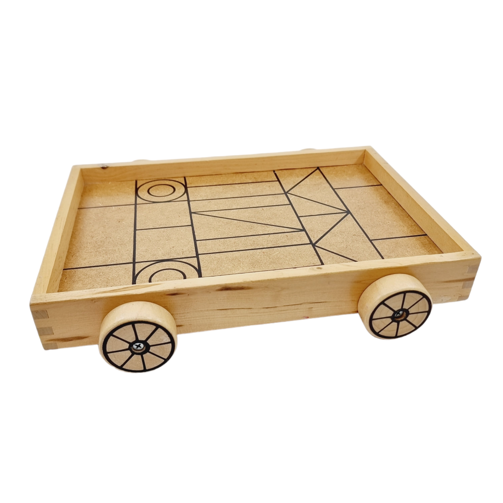 IKEA MULA Chariot et plots en bois - MULA