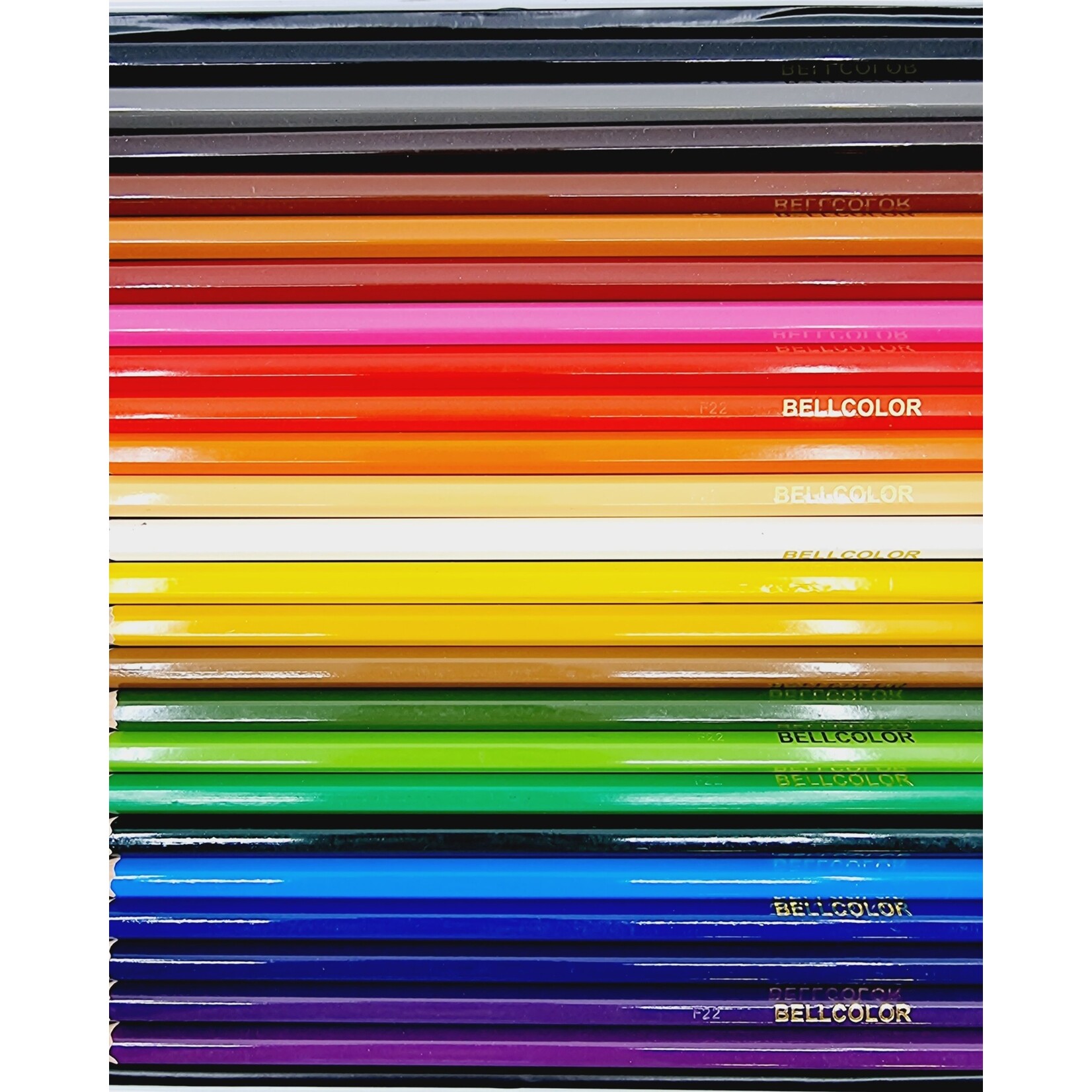 Bellcolor Crayons de couleur Bellcolor (24 pièces)