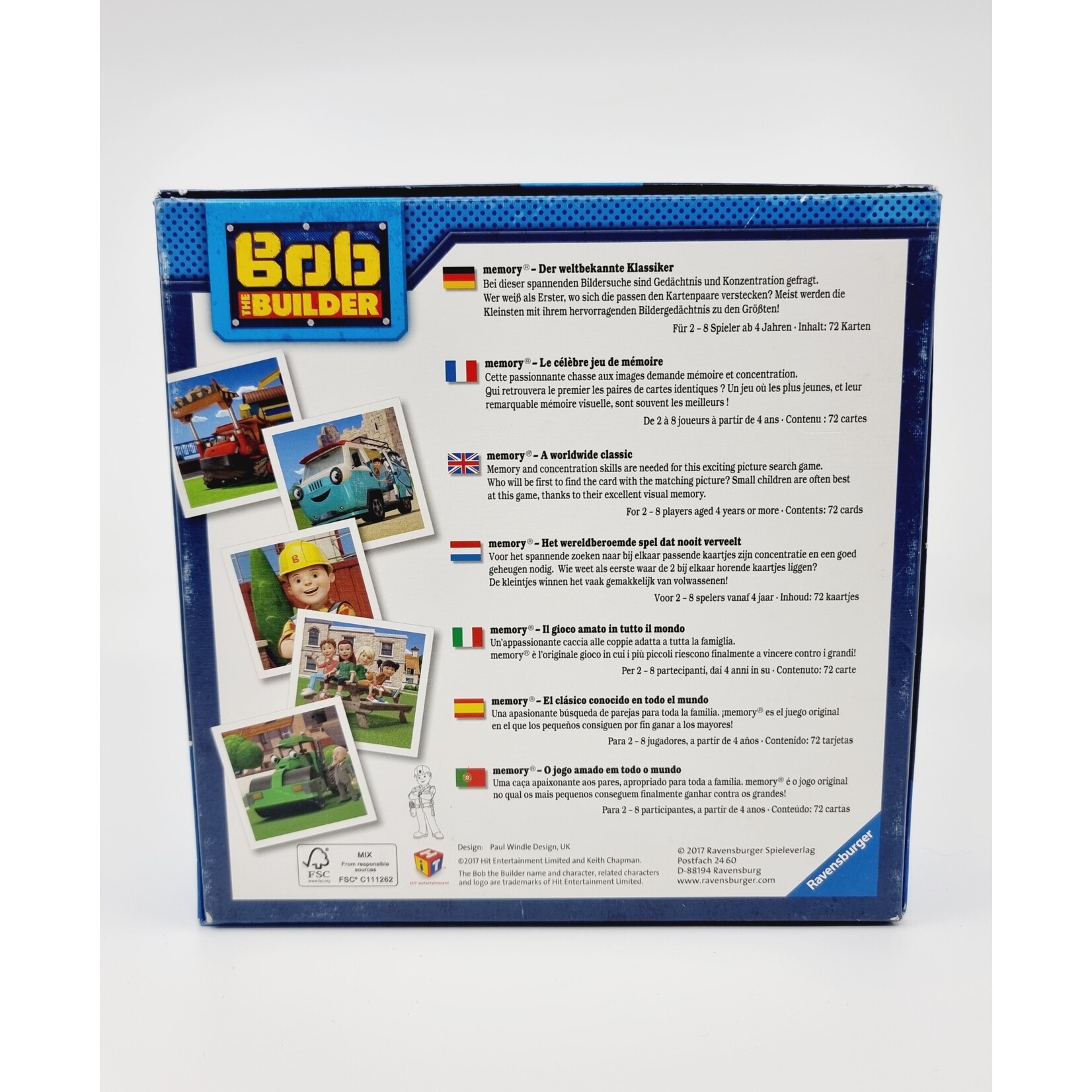 Ravensburger Memory - Bob the builder