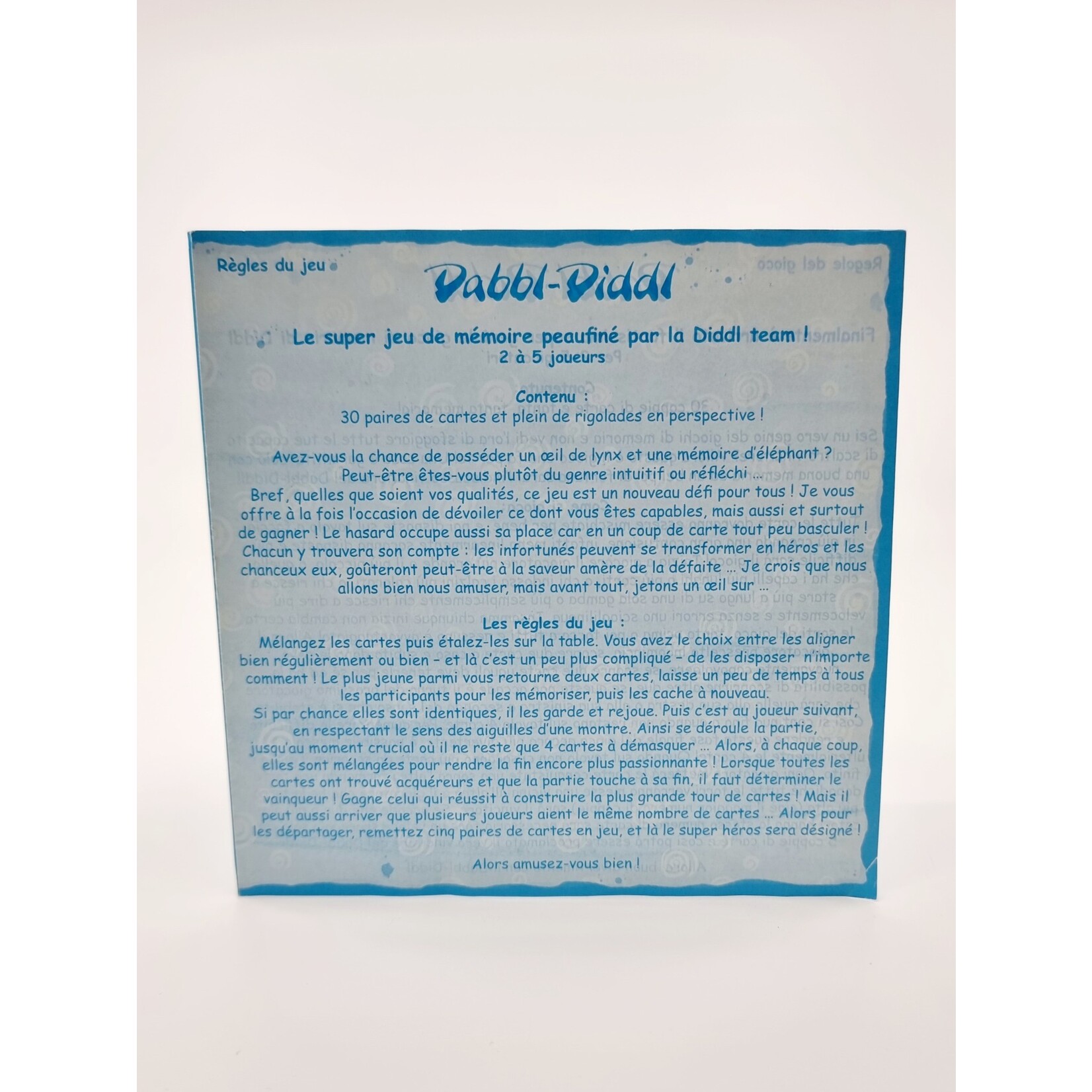 Diddl Memory - Dabbl-Diddl