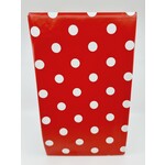 Nappe rouge en PVC (110 x 140 cm)