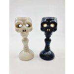 Tête de mort lumineuse (2 pièces)