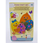 Kit de création de figurines en mousse – poussins et leur œuf