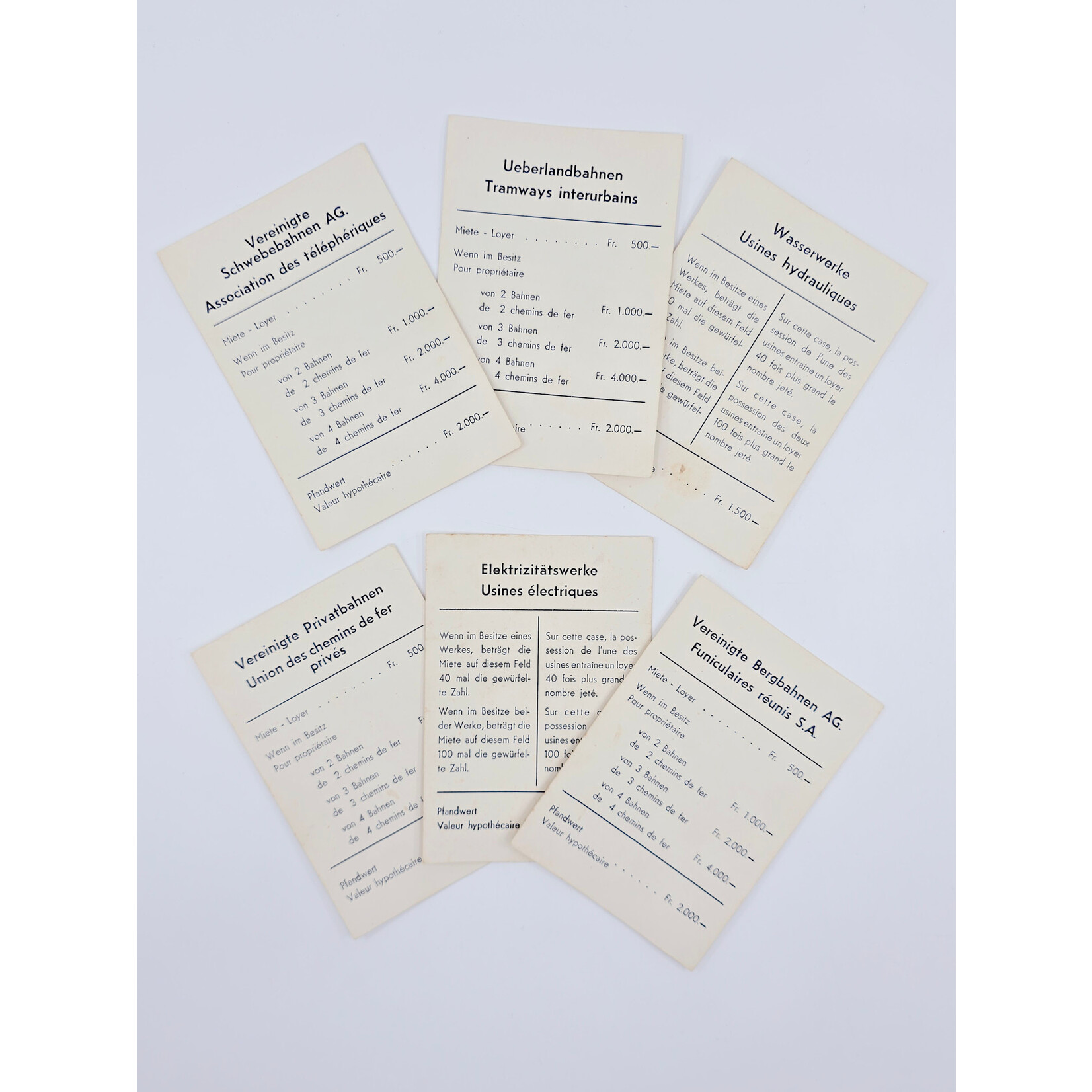 Carlit Monopoly Suisse Vintage  - Edition Carlit Zurich