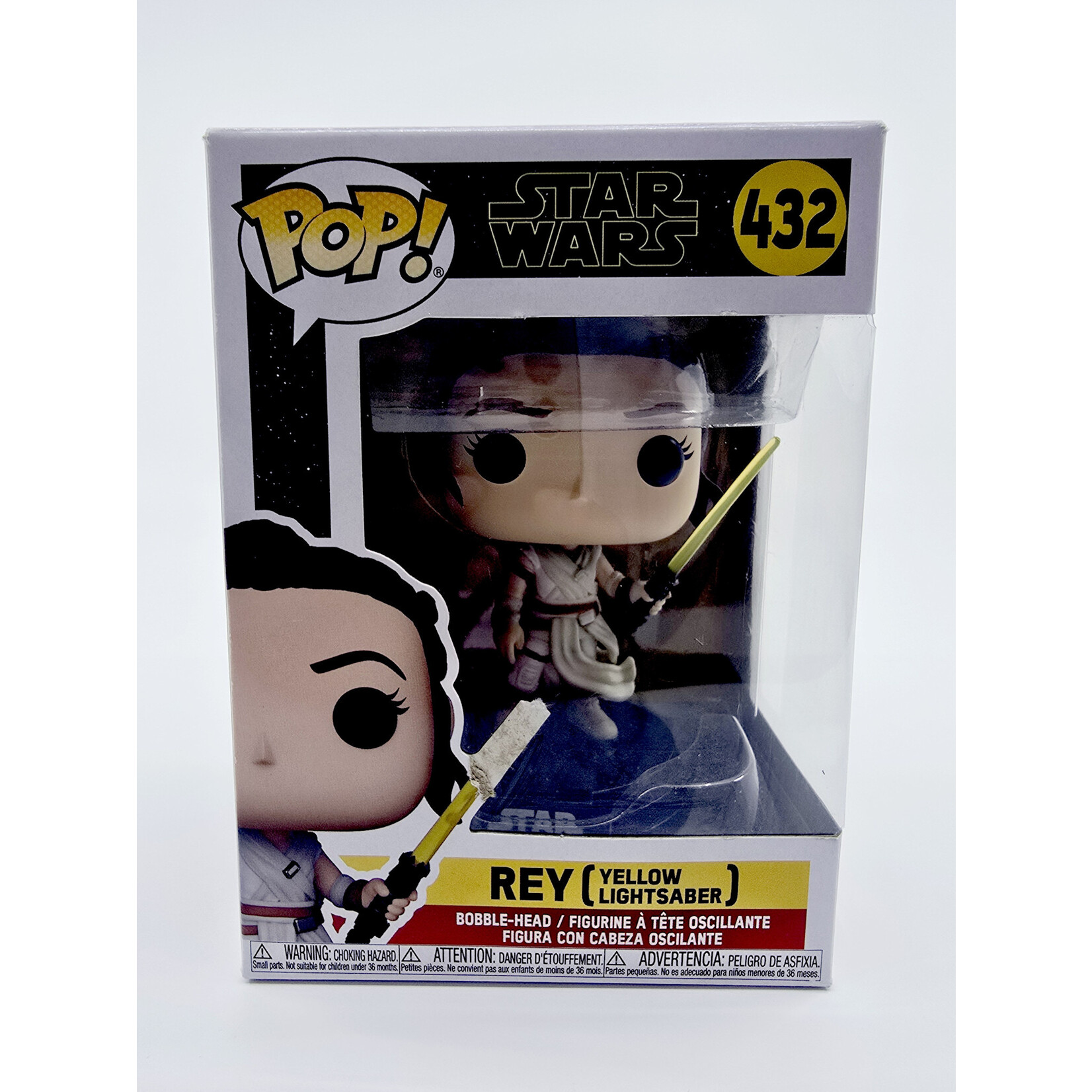 Figurine Funko Pop! Star Wars – Rey (Yellow Lightsaber) #432