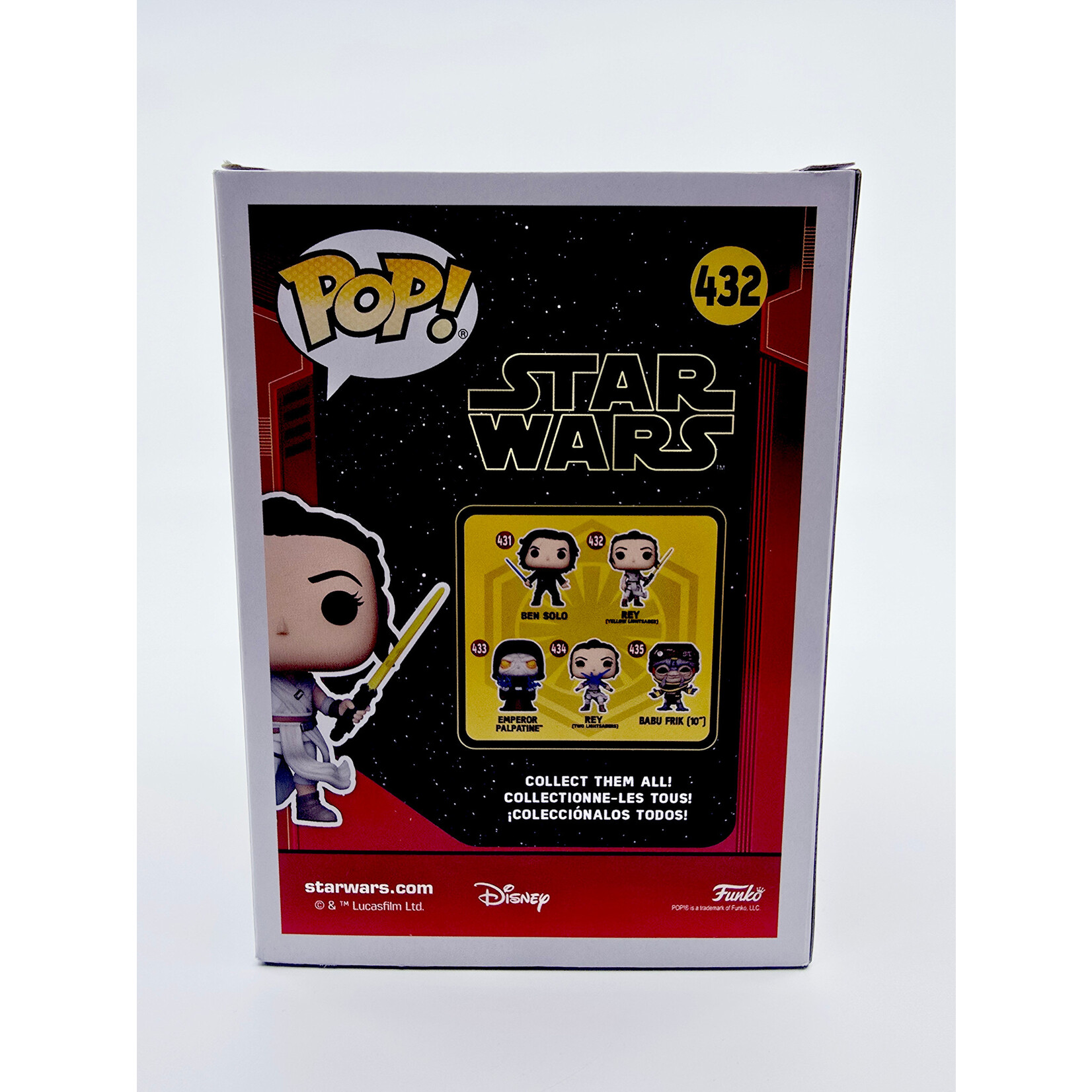 Figurine Funko Pop! Star Wars – Rey (Yellow Lightsaber) #432