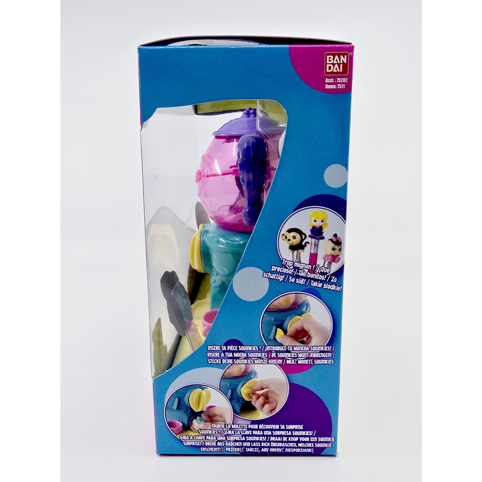 Bandai Théière surprise - Squinkies + pack de 6 Squinkies supplémentaires