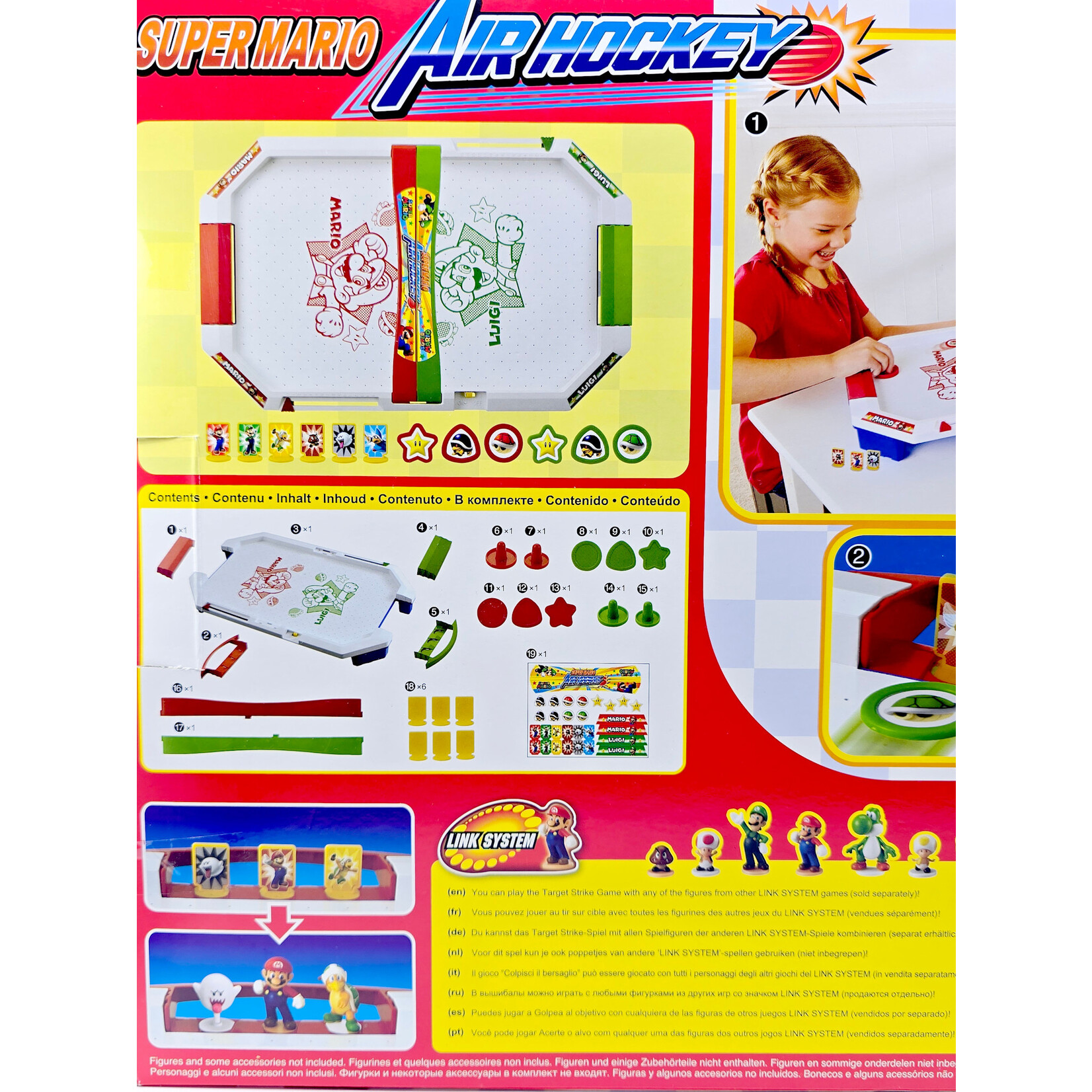 Super Mario – Air Hockey 2 en 1