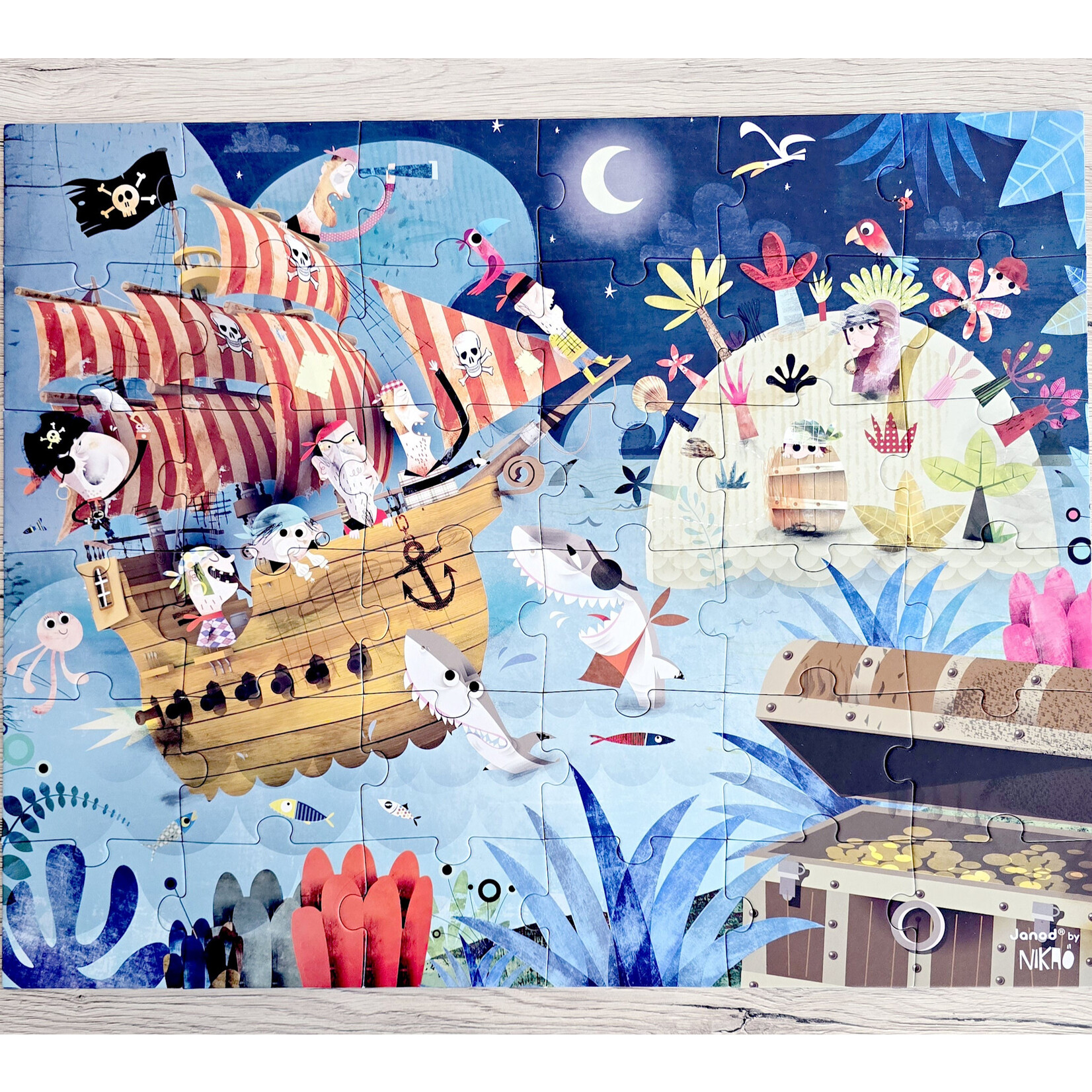 Janod Puzzle Pirates de Janod