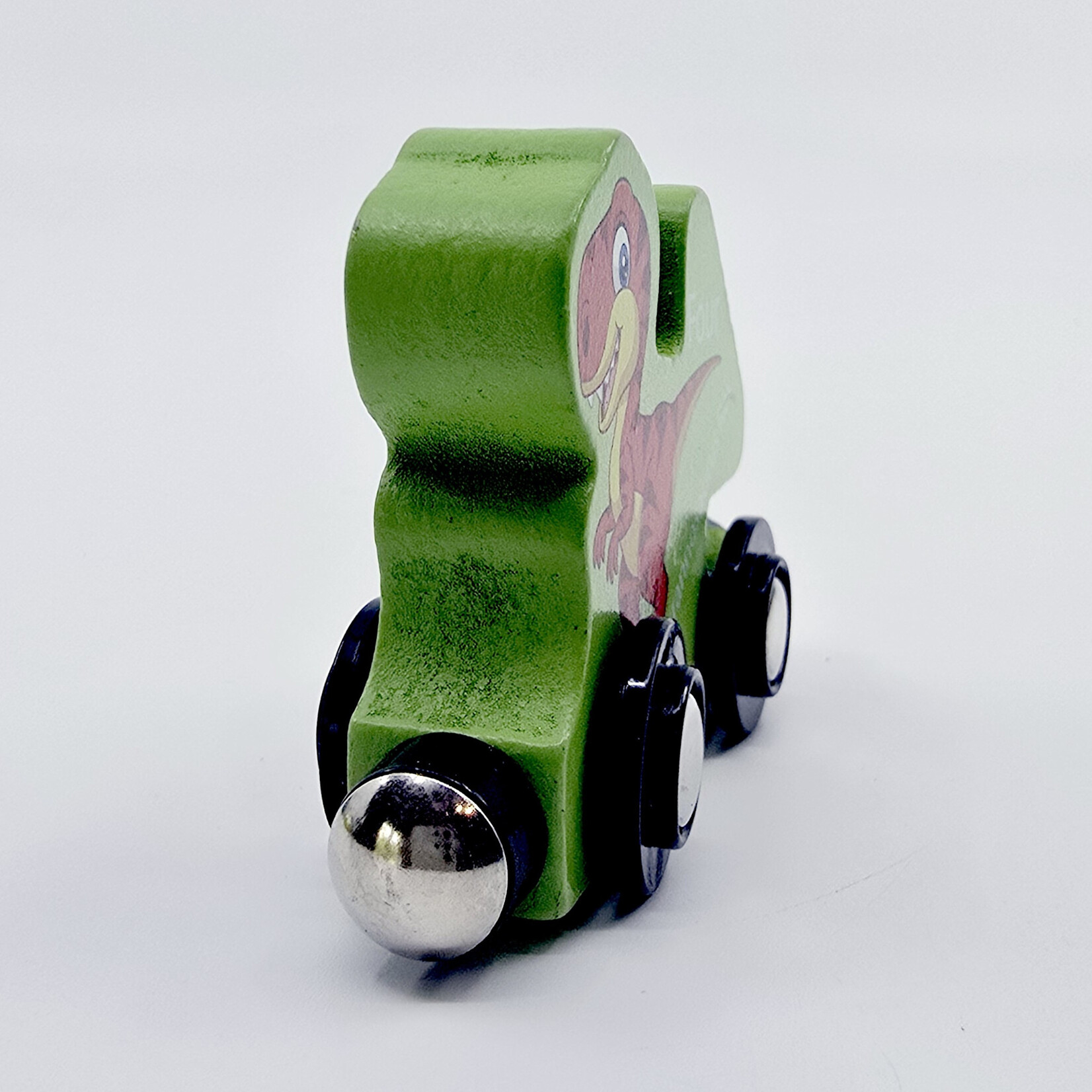 Train en bois éducatif, chiffres de 0 à 9