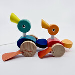 Maman et bébé canards à promener de Janod