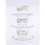 Tasses et sous-tasses Cioccolata (2x6 pièces)