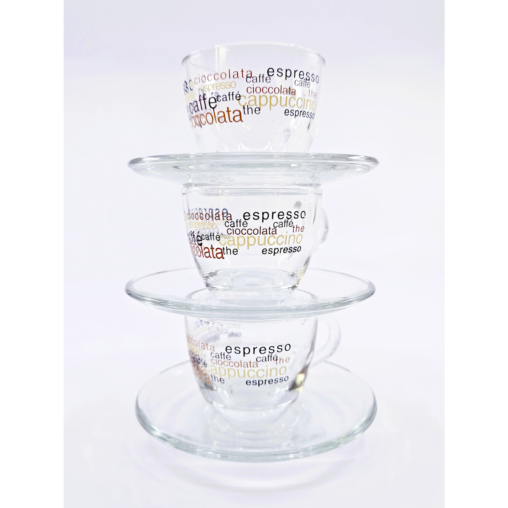 Tasses et sous-tasses Cioccolata (2x6 pièces)