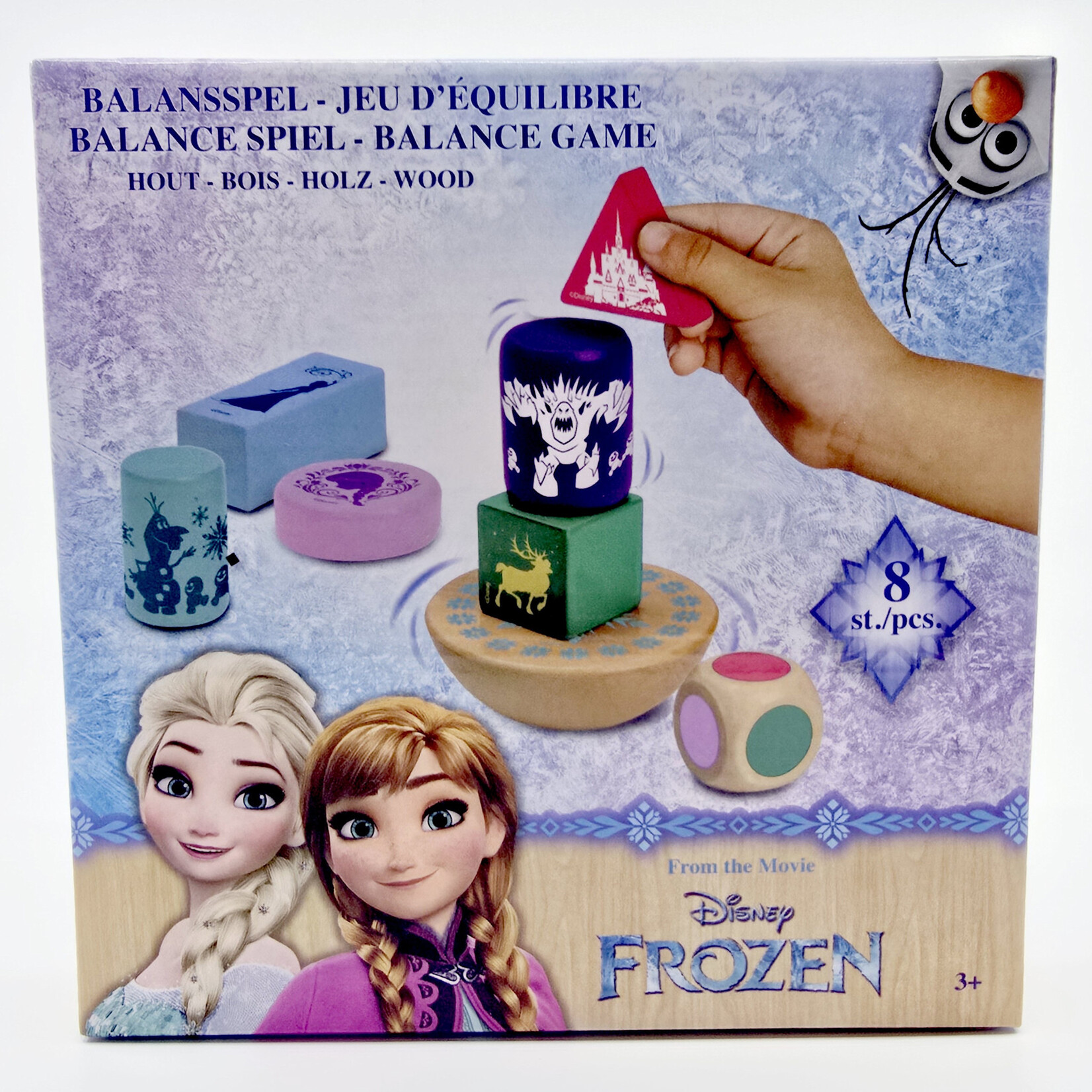 Jeu d'équilibre en bois - Disney Frozen