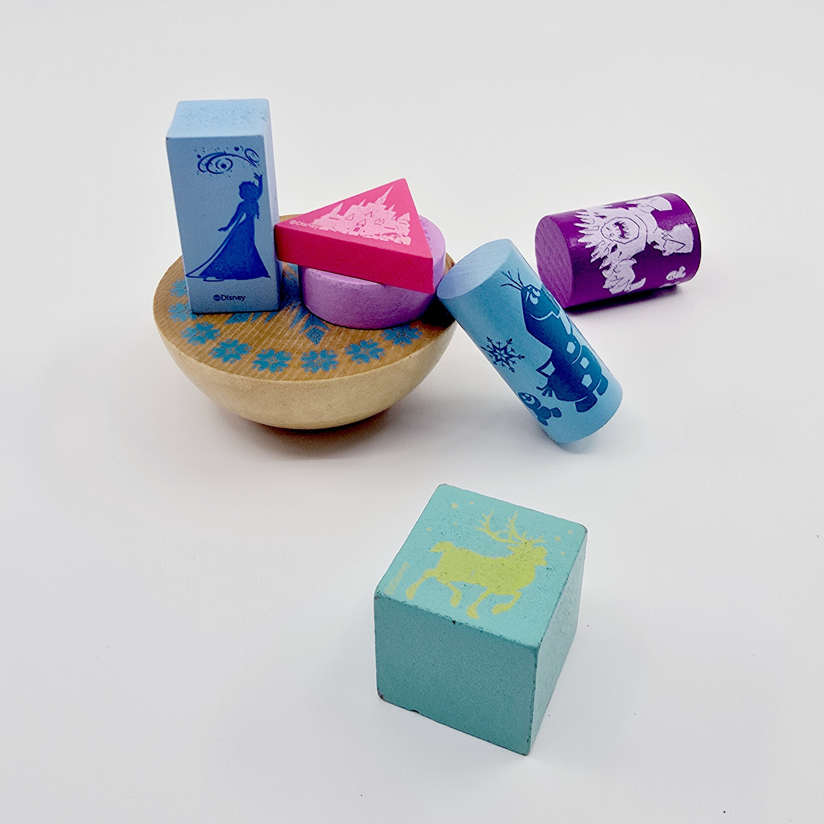 Jeu d'équilibre en bois - Disney Frozen