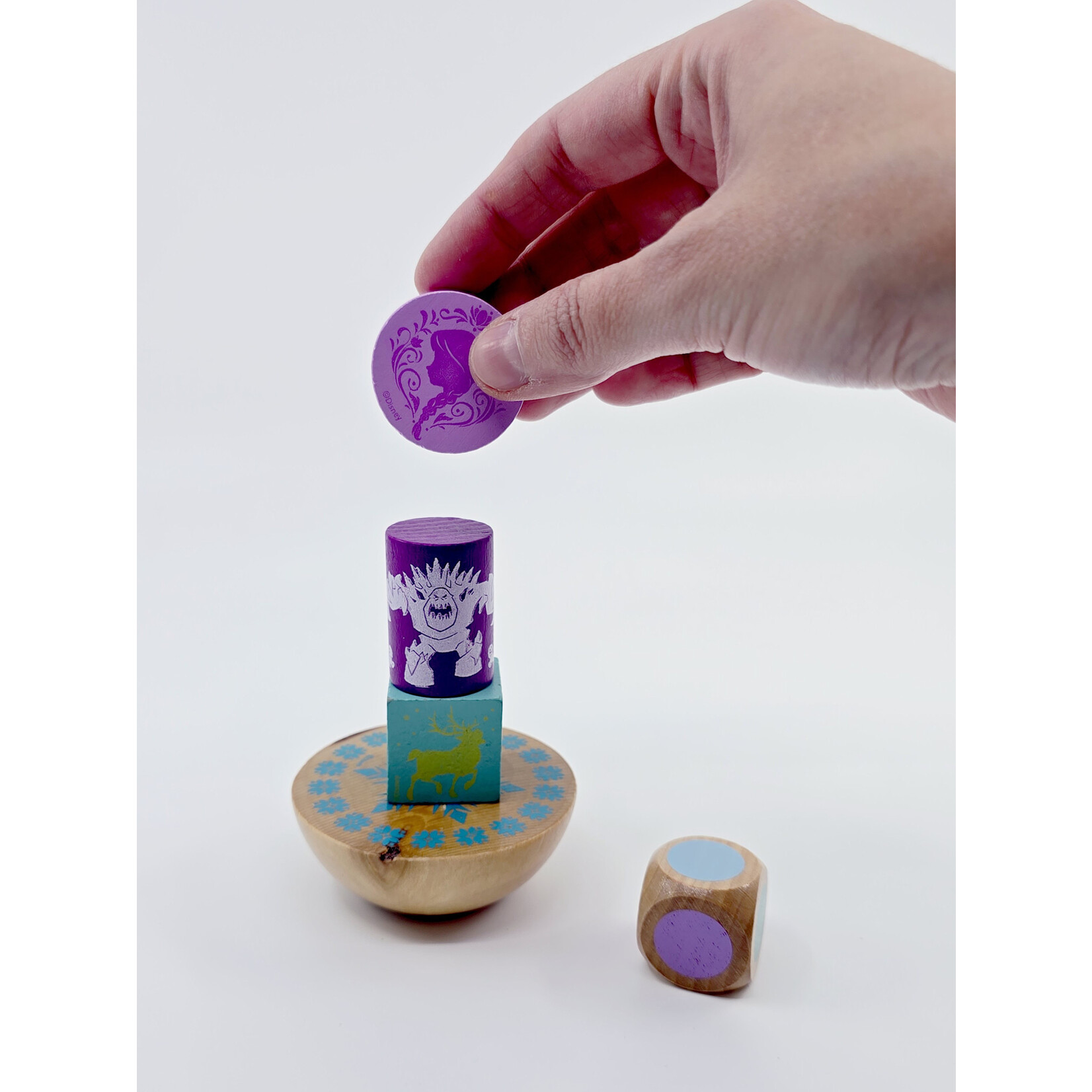 Jeu d'équilibre en bois - Disney Frozen