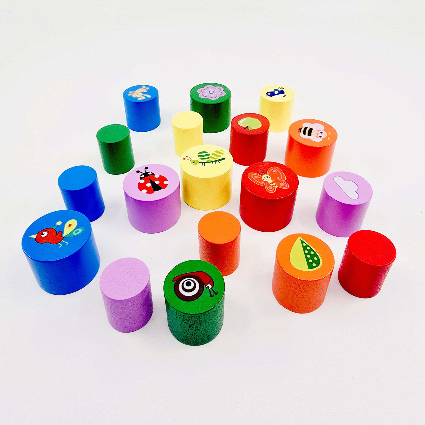 Playtive Jeu d'équilibre en bois - Tortue