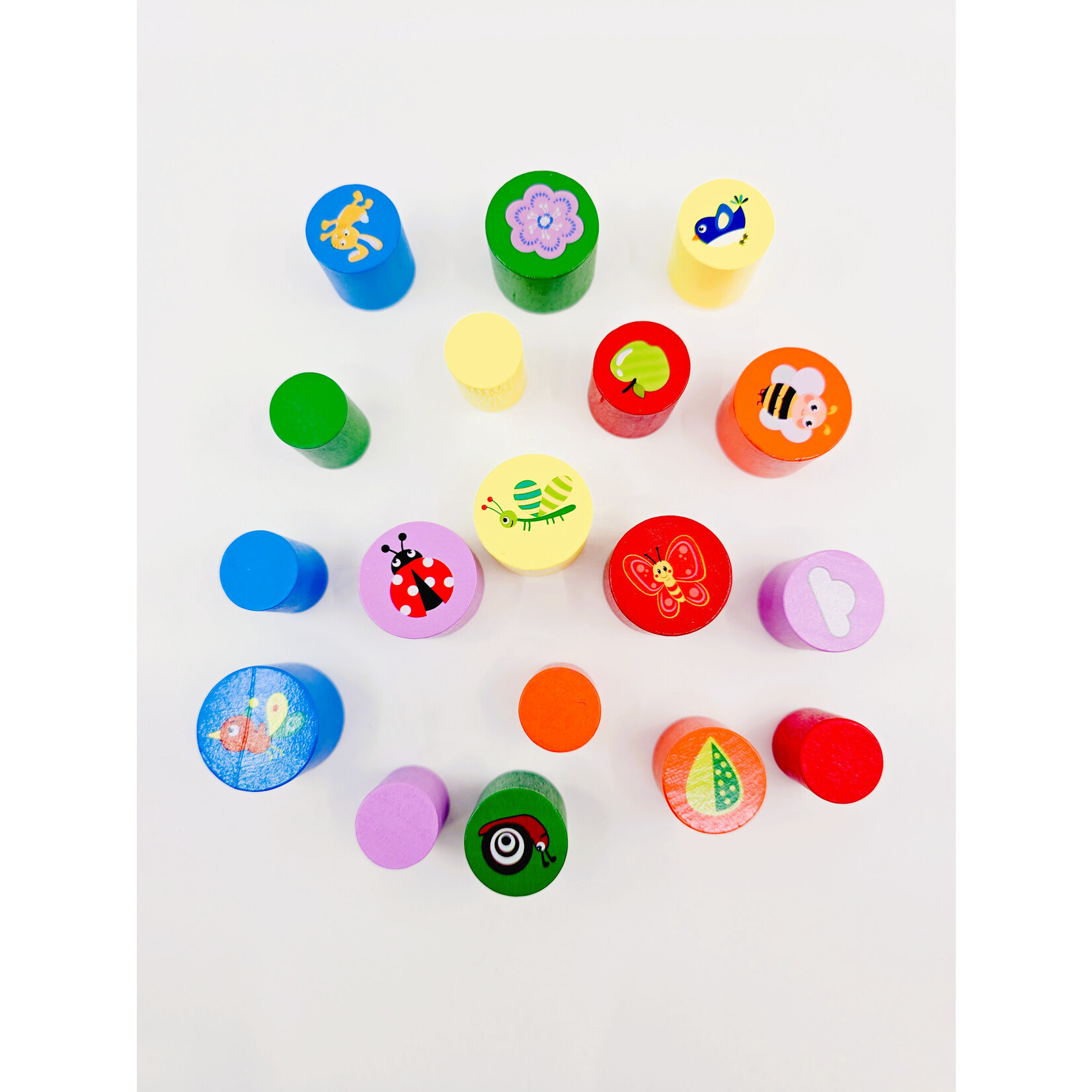 Playtive Jeu d'équilibre en bois - Tortue