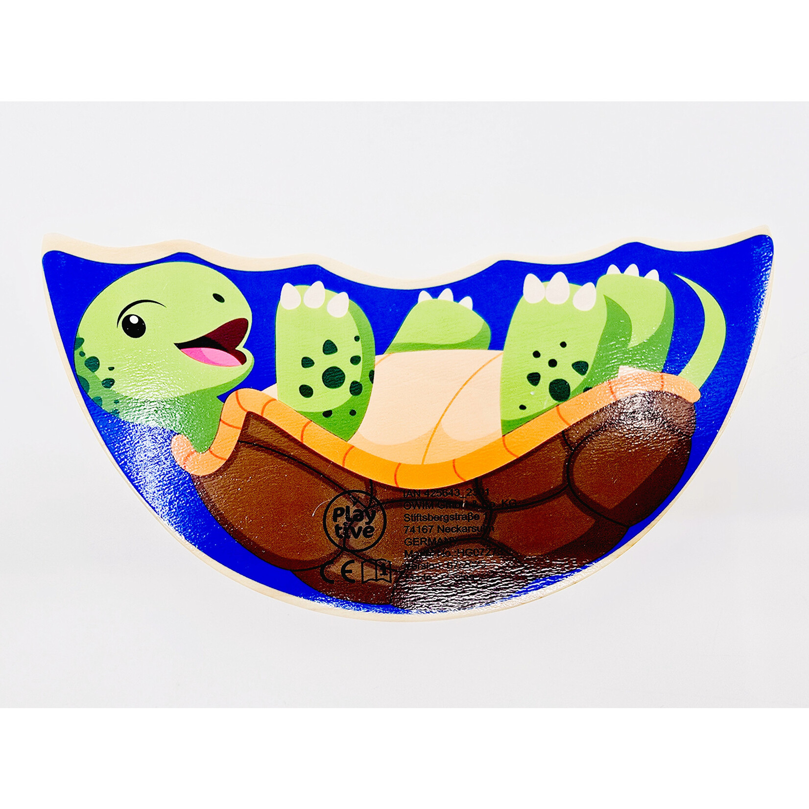 Playtive Jeu d'équilibre en bois - Tortue