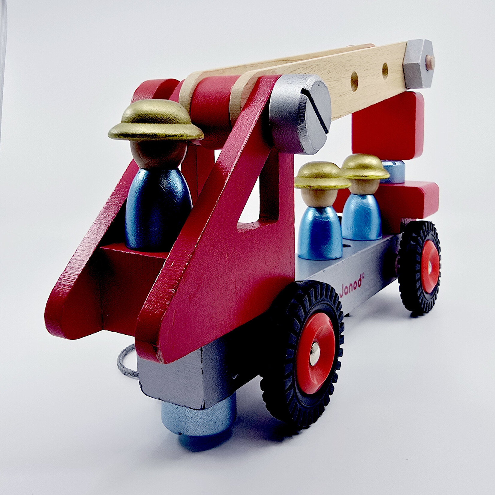 Janod Camion de pompiers en bois – Janod
