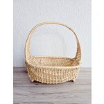 Panier en osier tressé