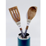 Kitchen & Co Spatule et cuillère en bois d’acacia (modèle 1)