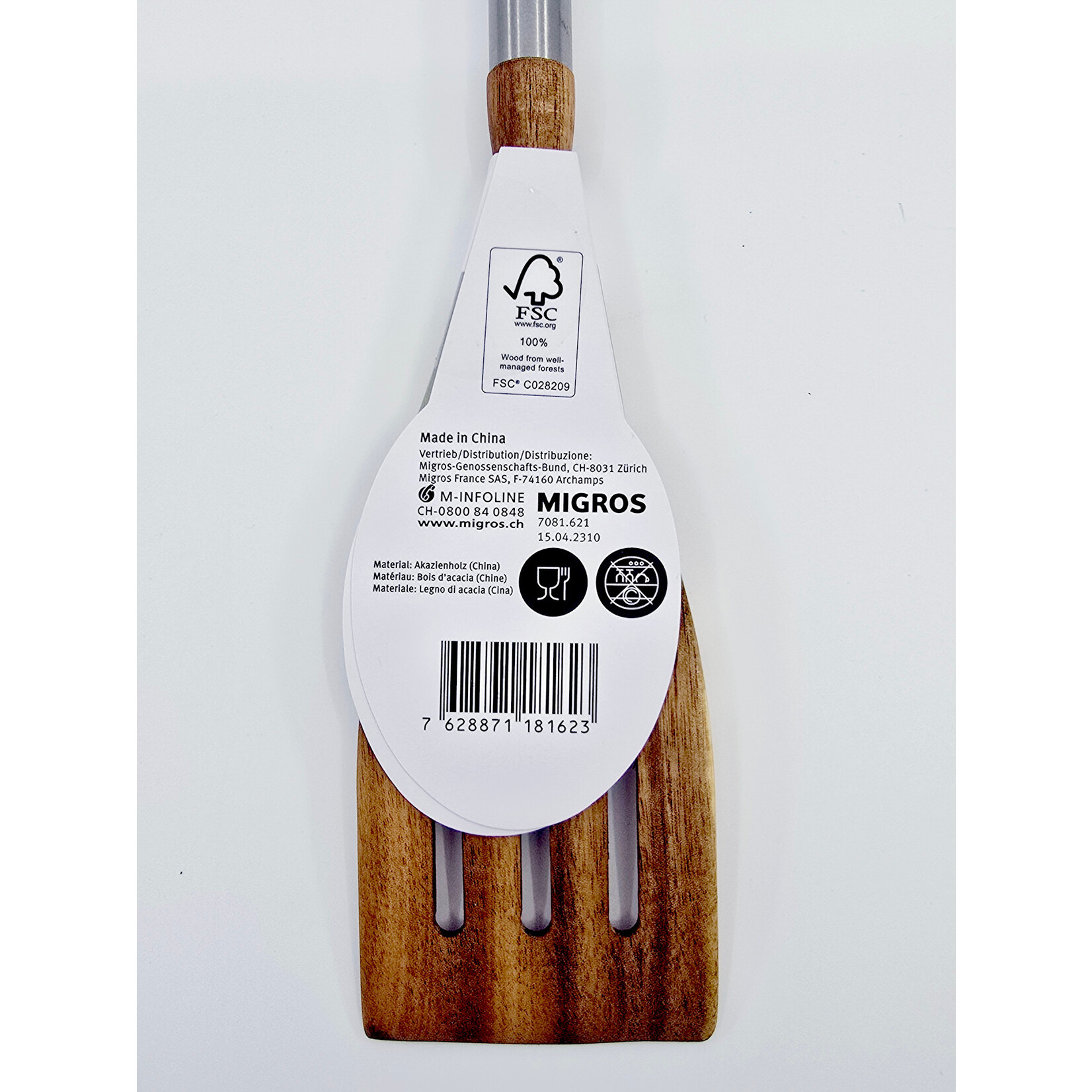 Kitchen & Co Spatule et cuillère en bois d’acacia (modèle 2)
