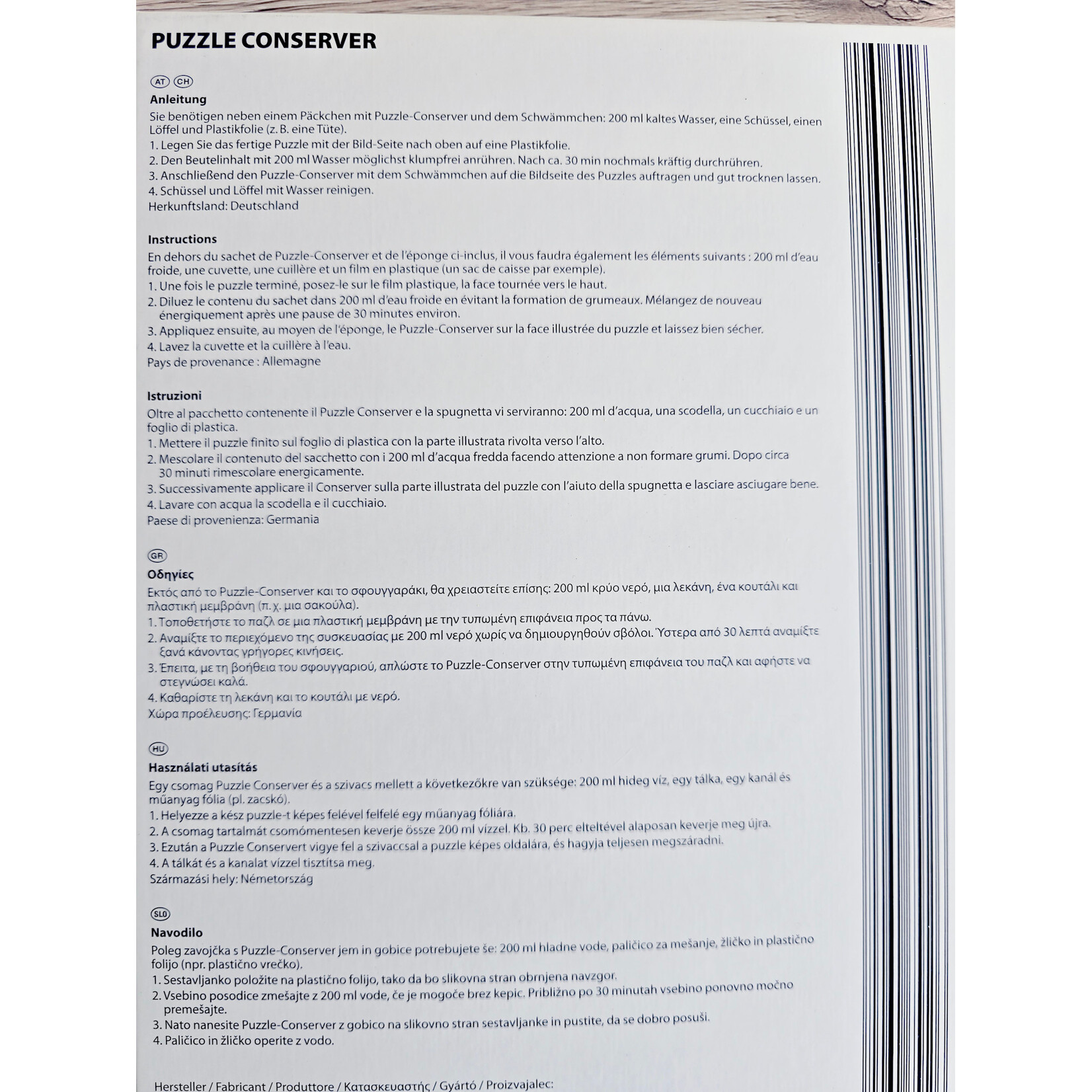 Puzzle-Conserver Puzzle-Conserver - Le Taj Mahal