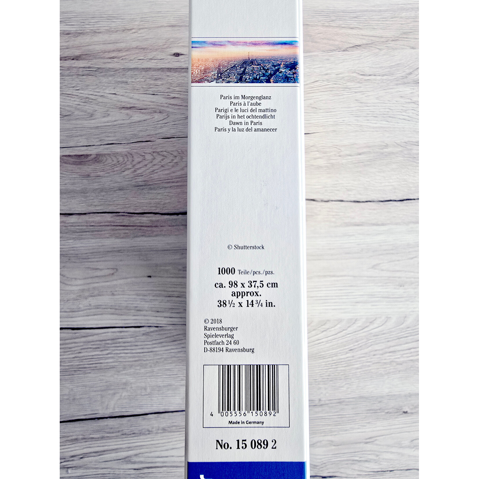 Ravensburger Puzzle  - Paris à l'aube