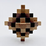 Casse-tête en bois – L’énigme des cubes entrelacés