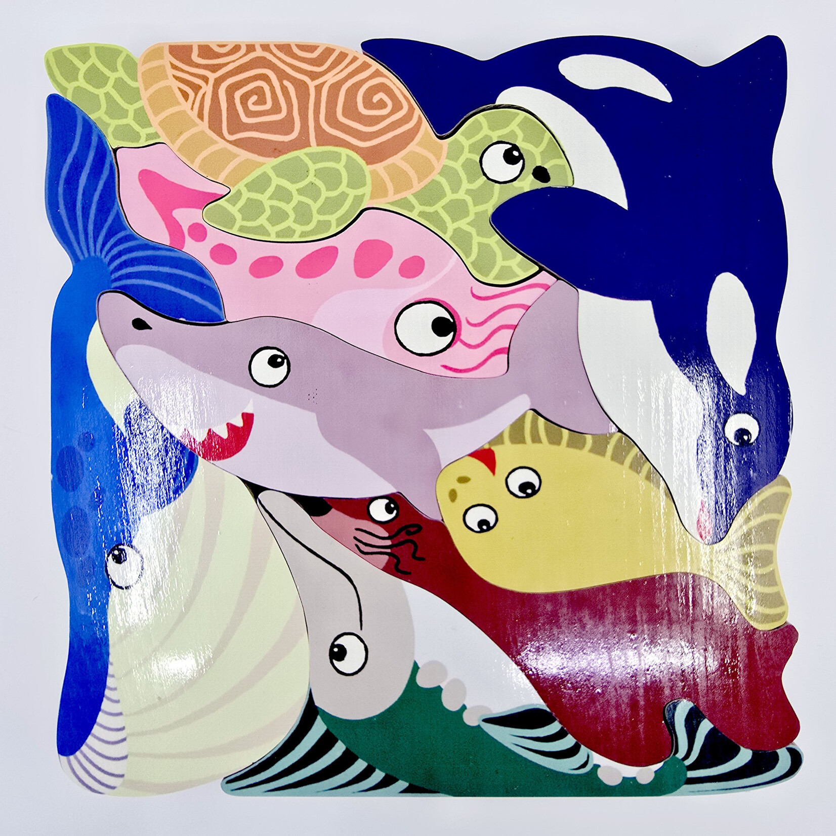 JURA France Puzzle/casse-tête en bois - Les animaux marins de JURA France