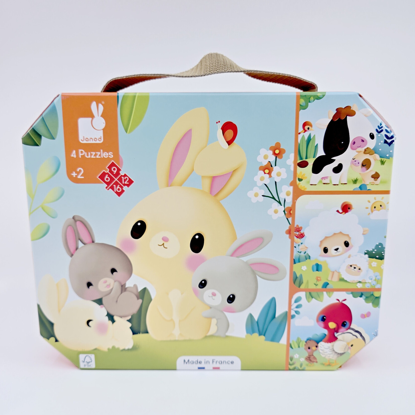 Janod Puzzles évolutifs Janod - Animaux de la ferme