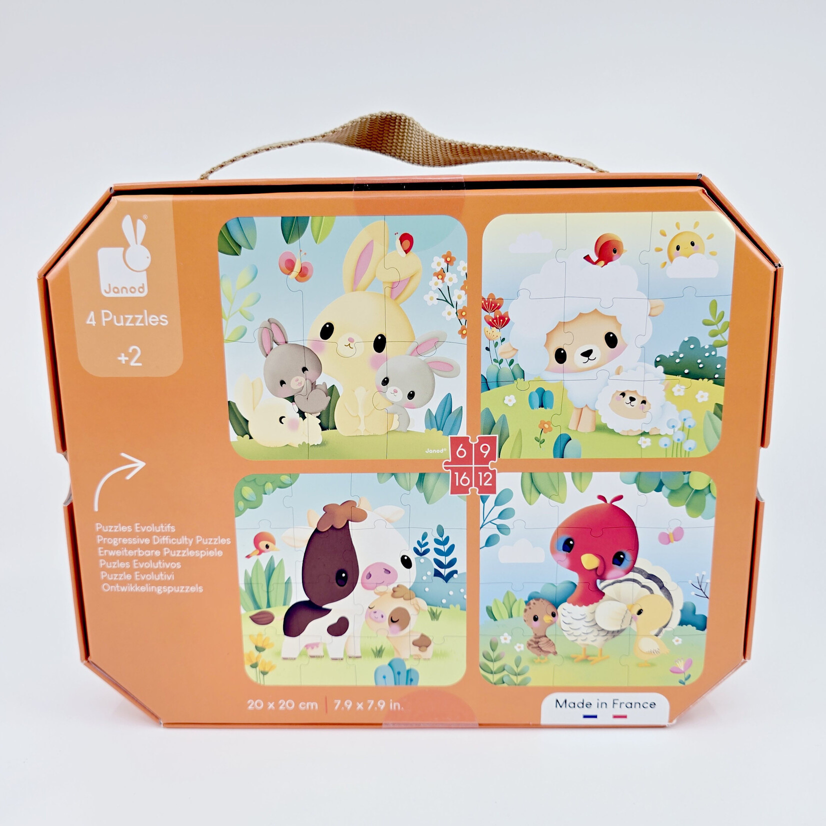 Janod Puzzles évolutifs Janod - Animaux de la ferme