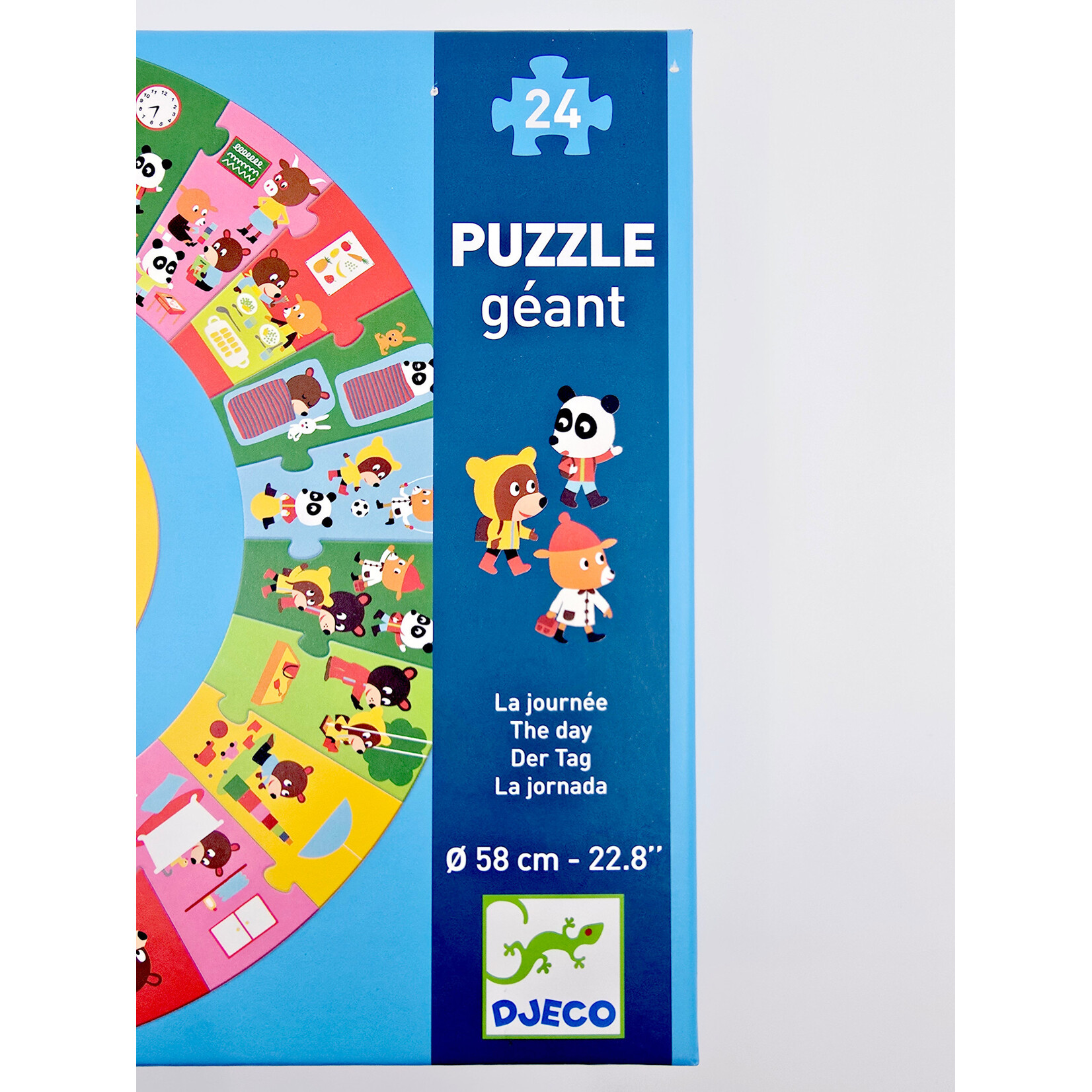 DJECO Puzzle géant – La journée