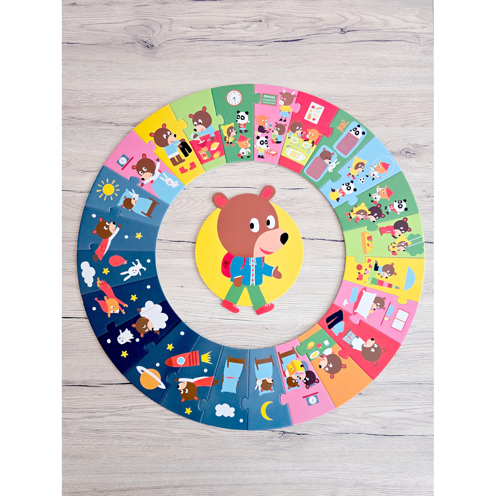 DJECO Puzzle géant – La journée