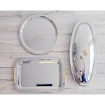 Trio de plats de service en inox