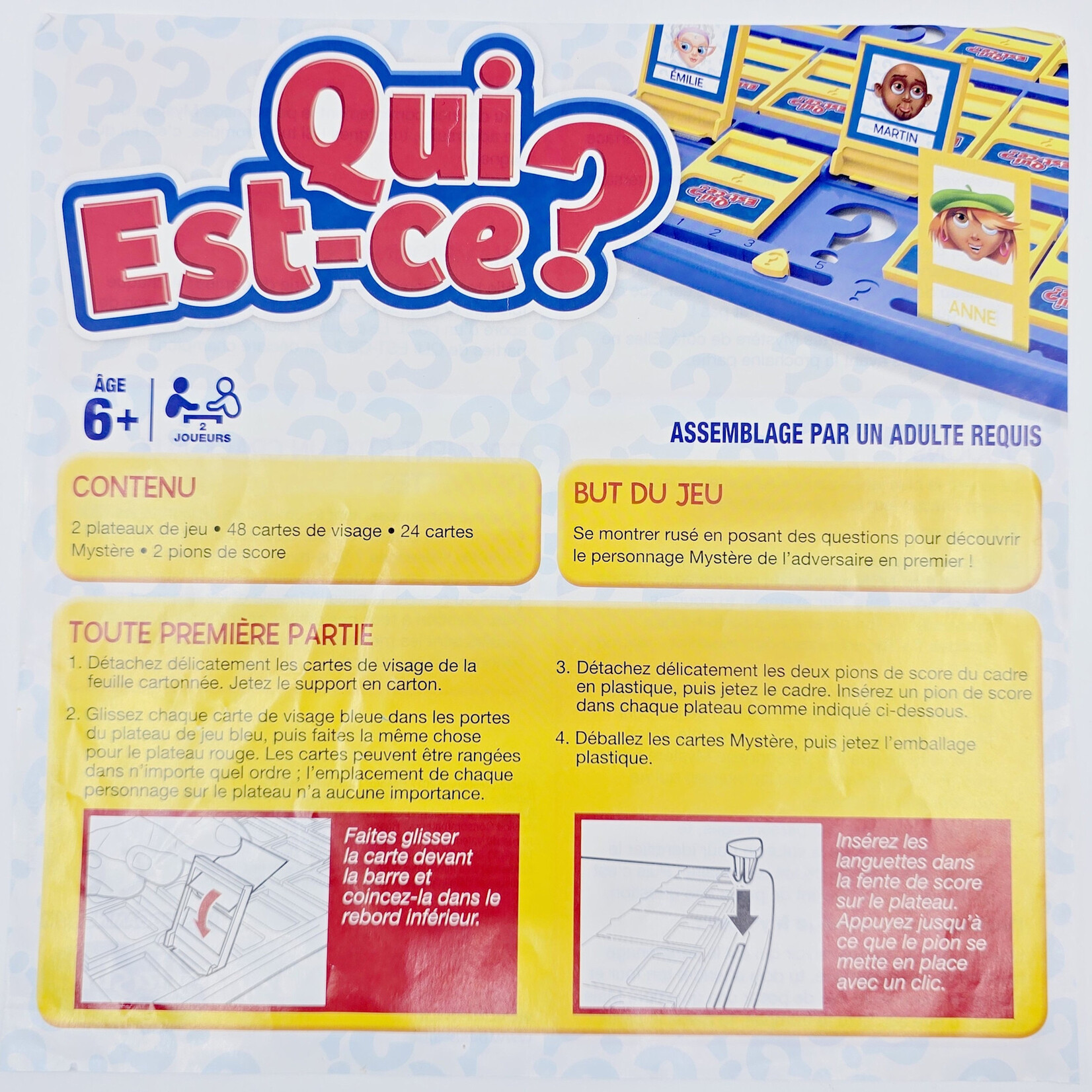 Hasbro Gaming Qui Est-ce ? Le célèbre jeu de déduction