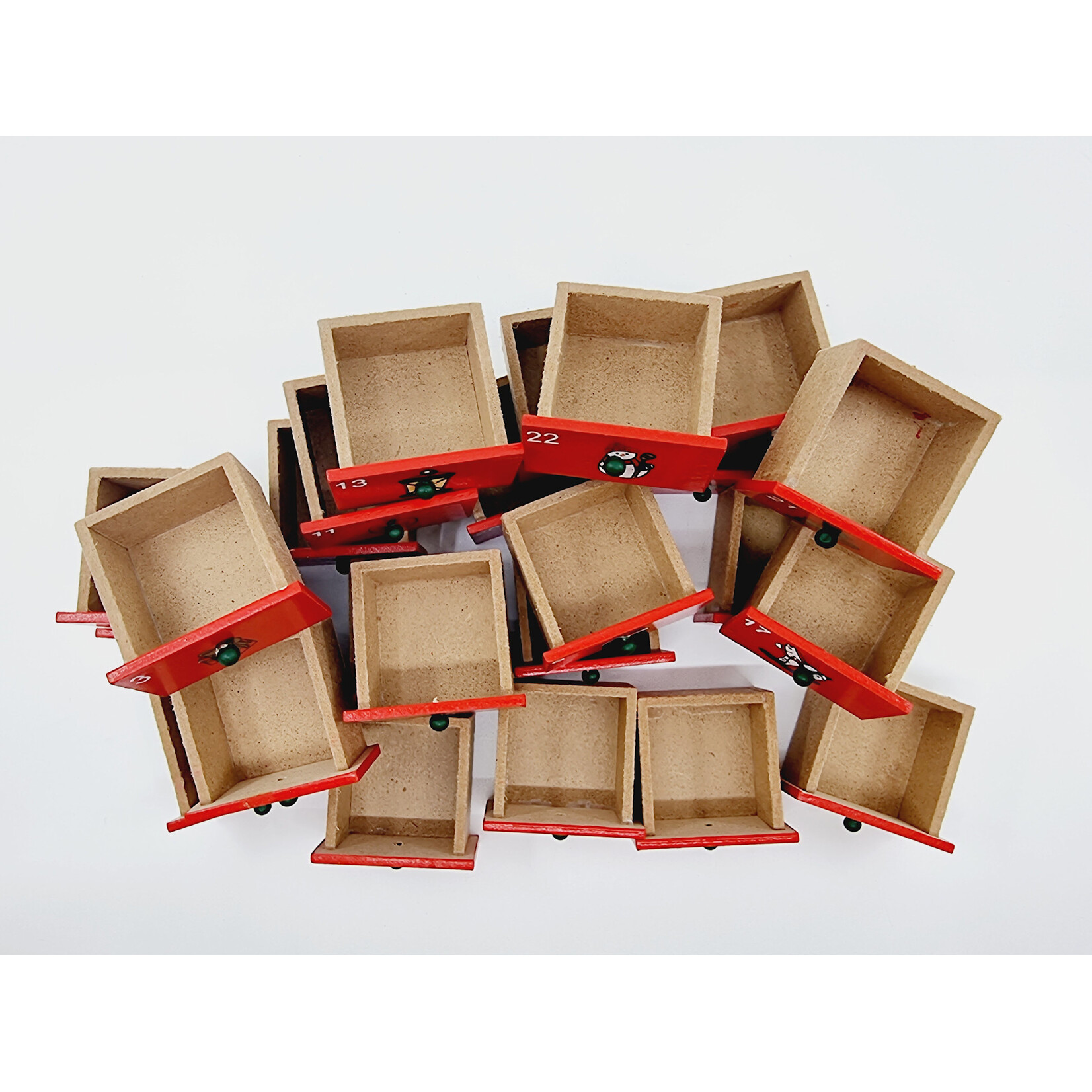 Calendrier de l’Avent en Bois – Camion du Père Noël