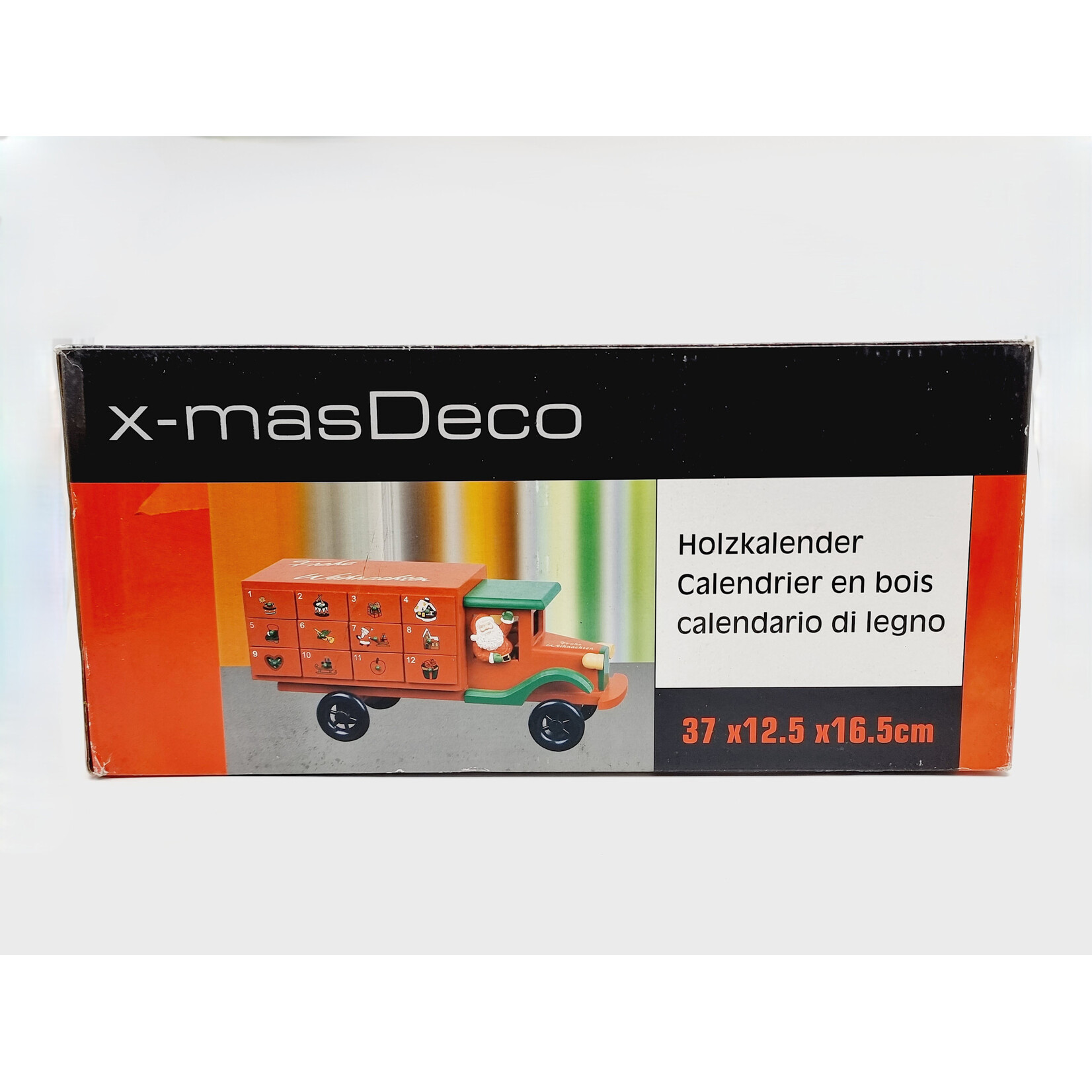 Calendrier de l’Avent en Bois – Camion du Père Noël