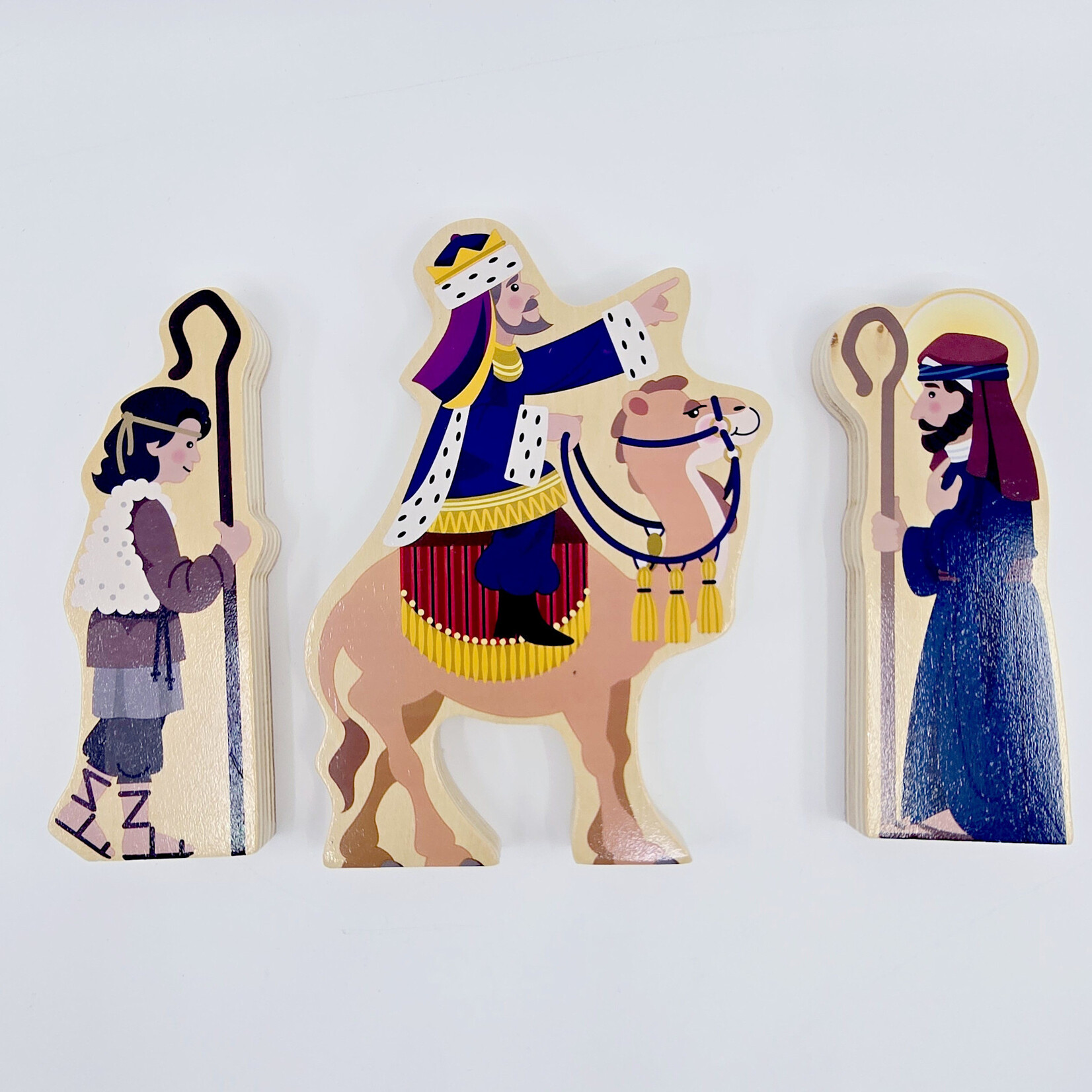 Crèche de la Nativité en bois