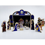 Crèche de la Nativité en bois