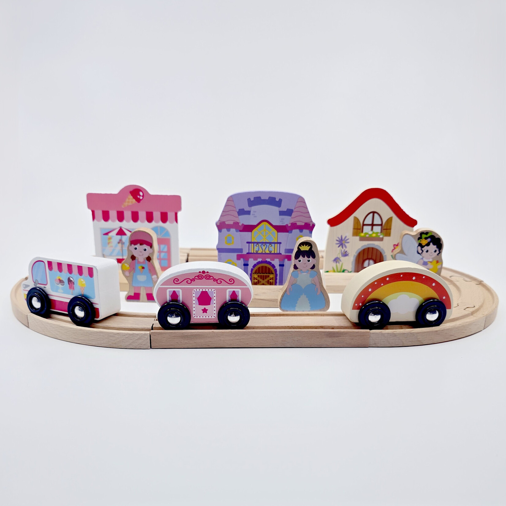 Circuit en bois – Village enchanté