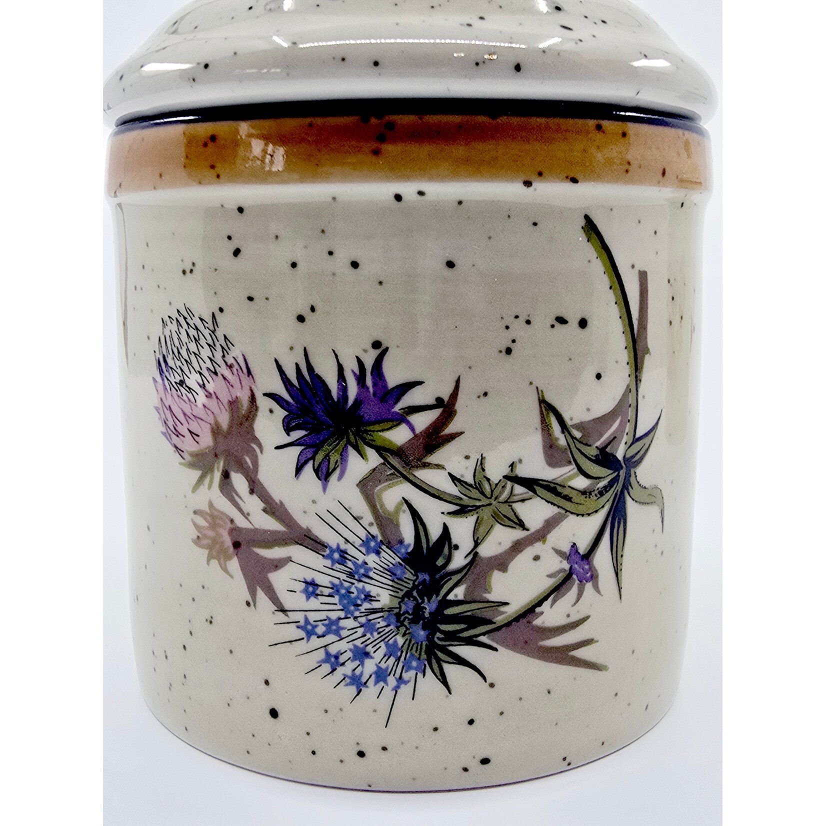 Duo de pots en grès - Chardon