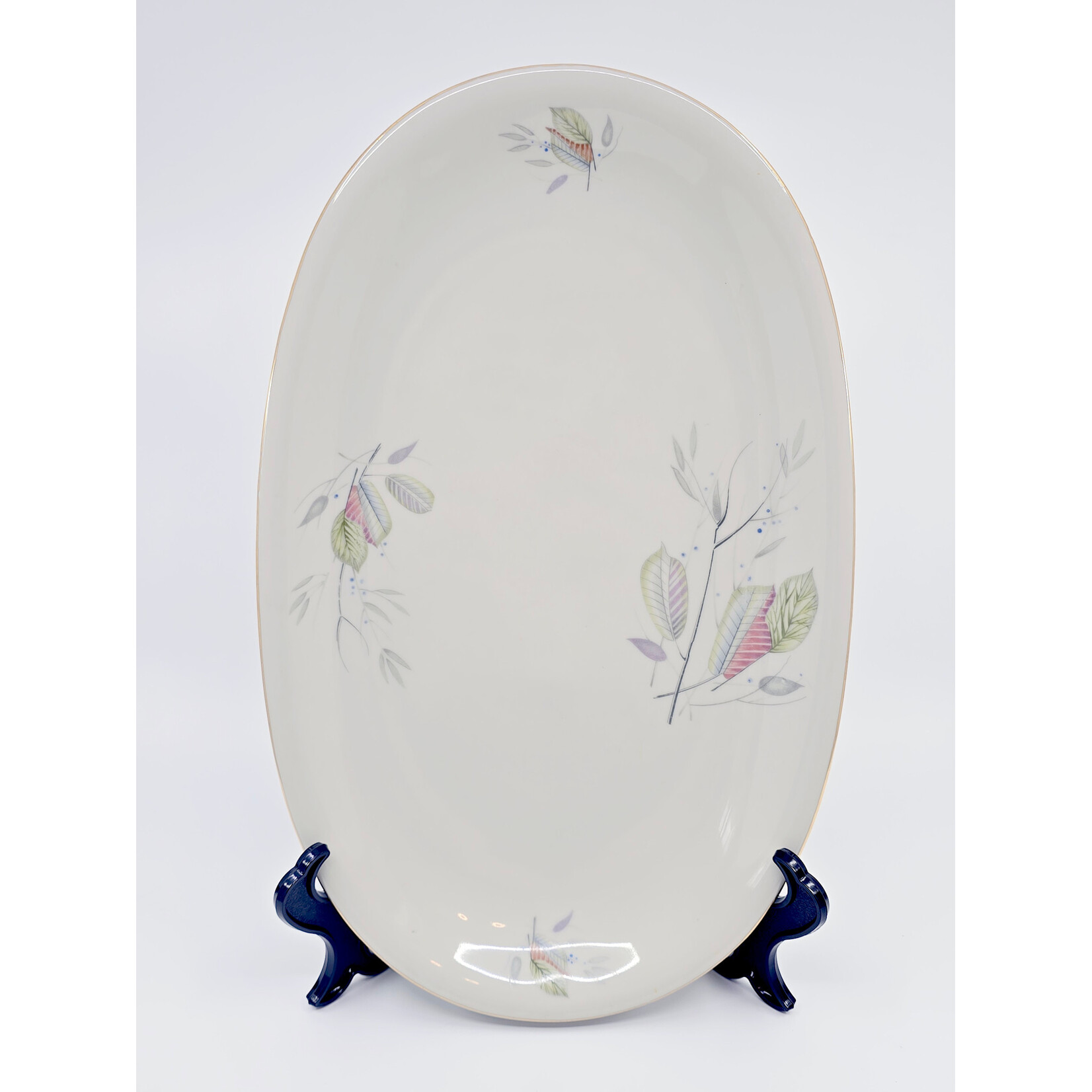 Plat ovale en porcelaine – Winterling, Bavière