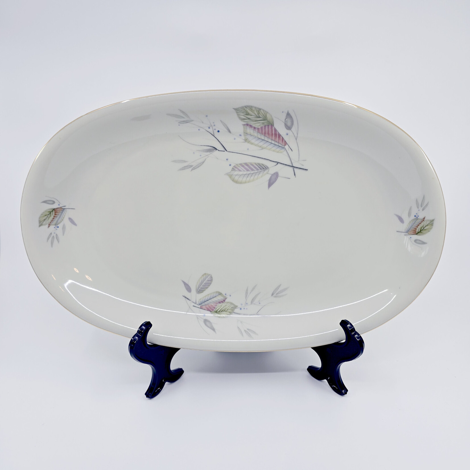 Plat ovale en porcelaine – Winterling, Bavière