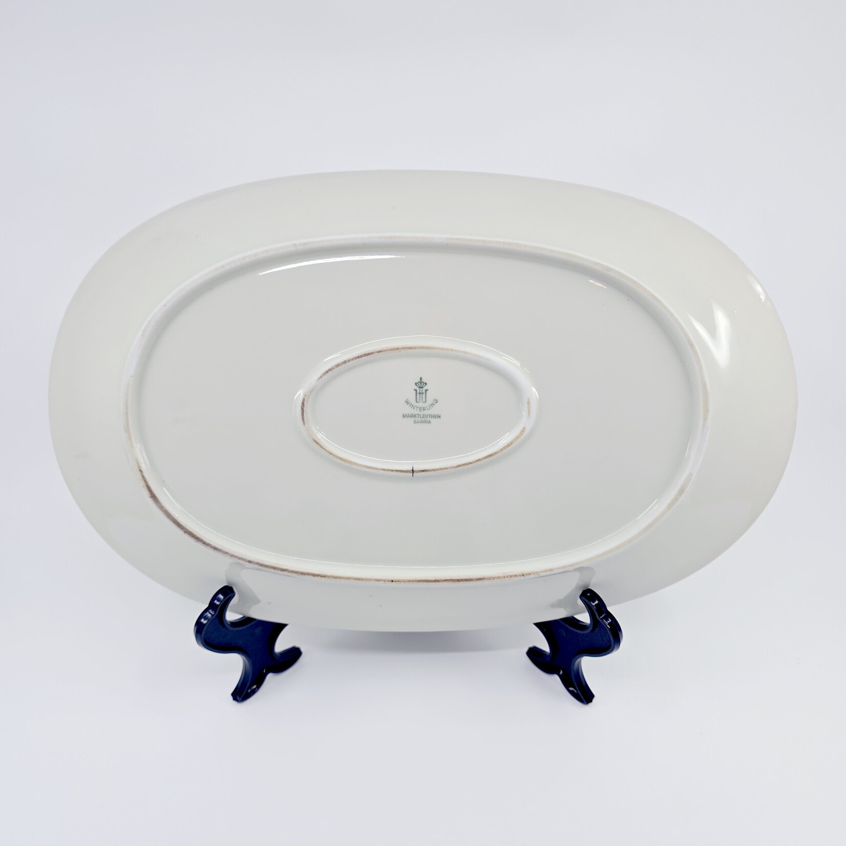 Plat ovale en porcelaine – Winterling, Bavière