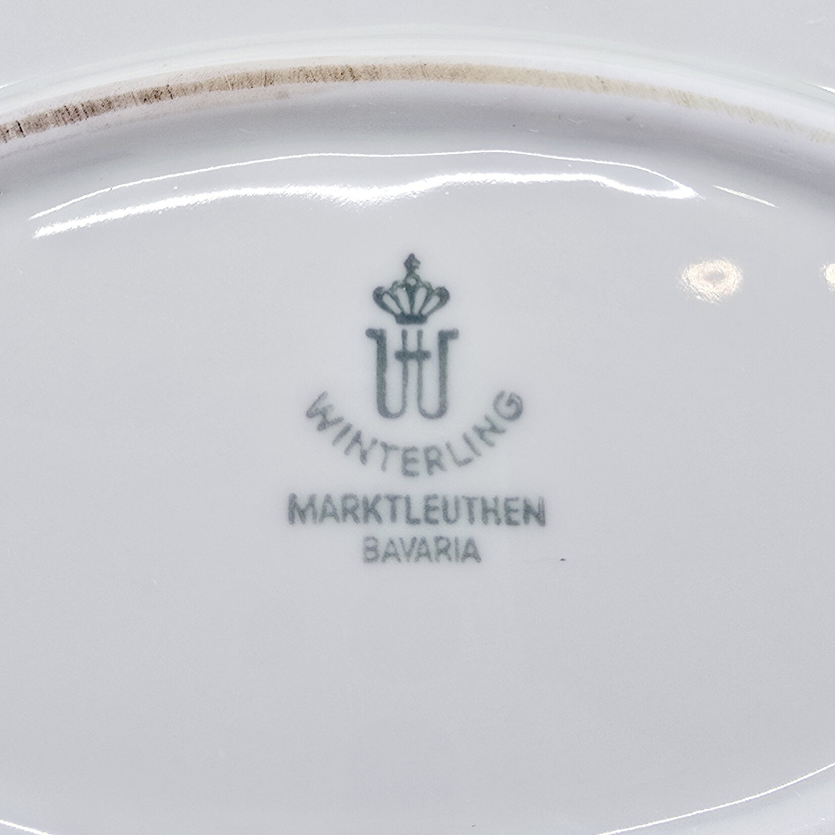 Plat ovale en porcelaine – Winterling, Bavière