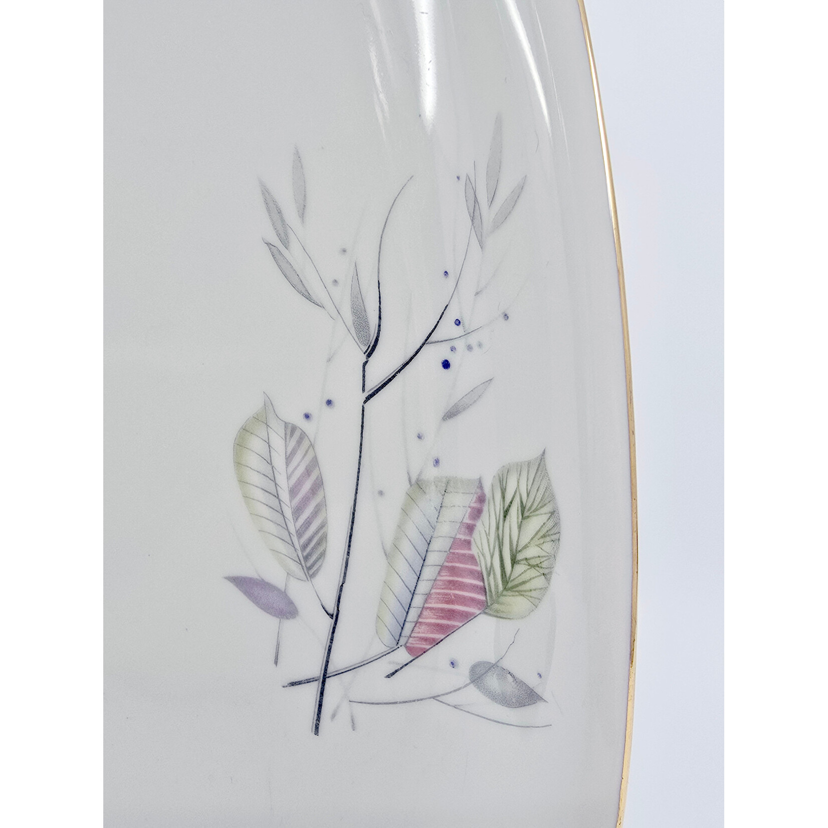 Plat ovale en porcelaine – Winterling, Bavière