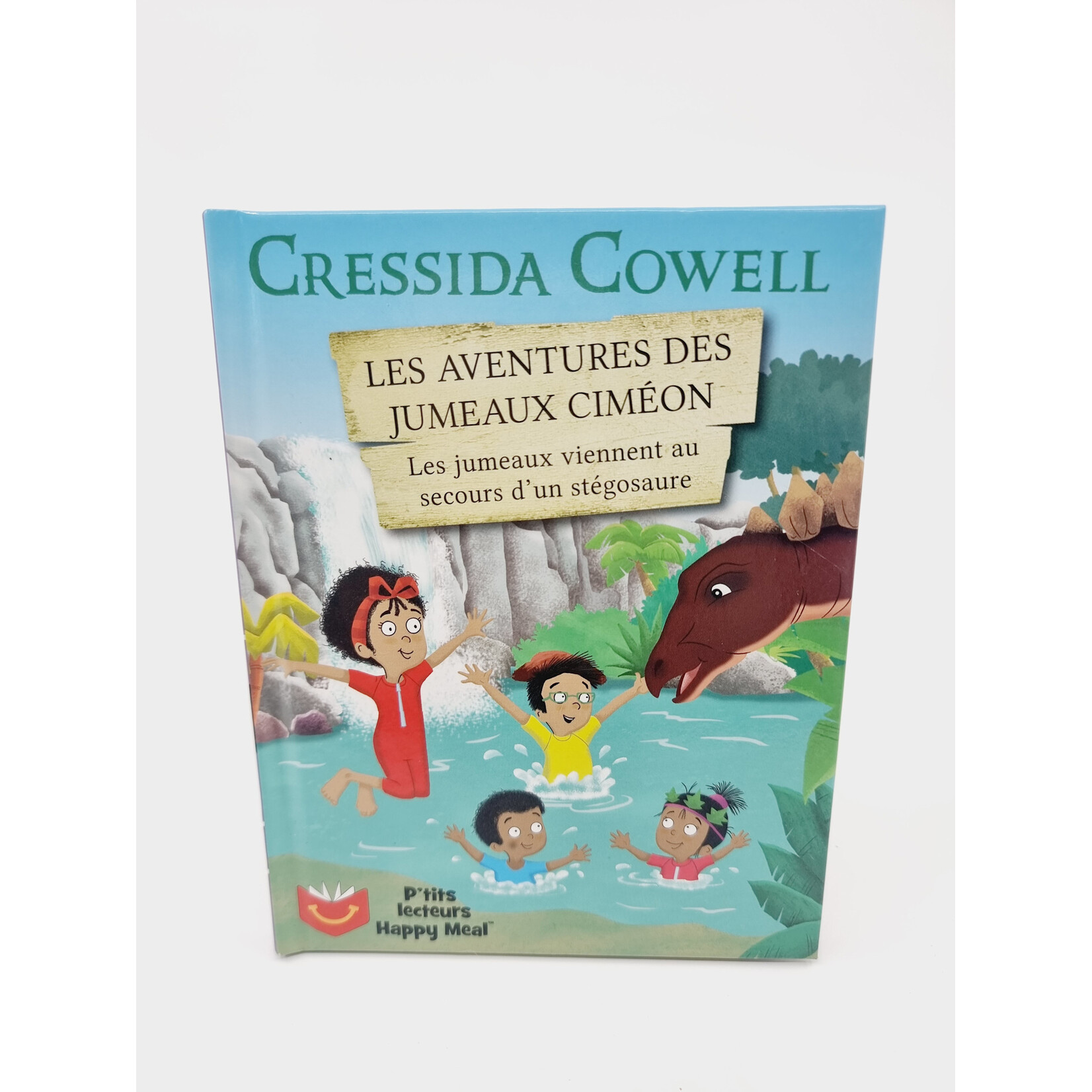 Livre - Les aventures des jumeaux Ciméon, Les jumeaux viennent au secours d’un stégosaure