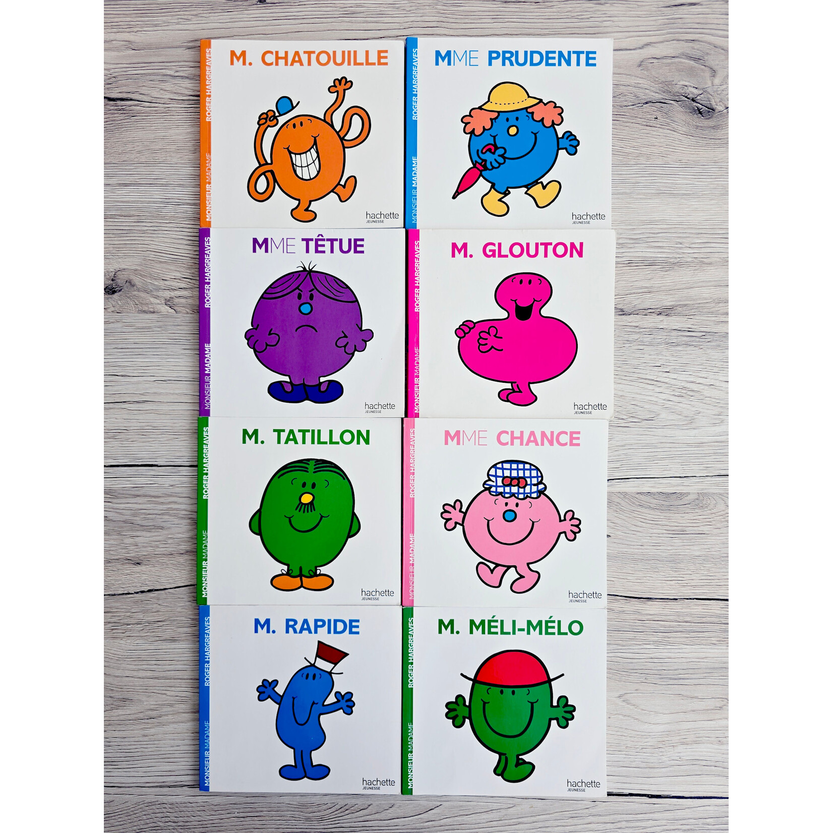 Livre - Lot de 8 livres Monsieur Madame